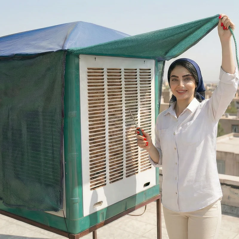 سایبون کولر آبی